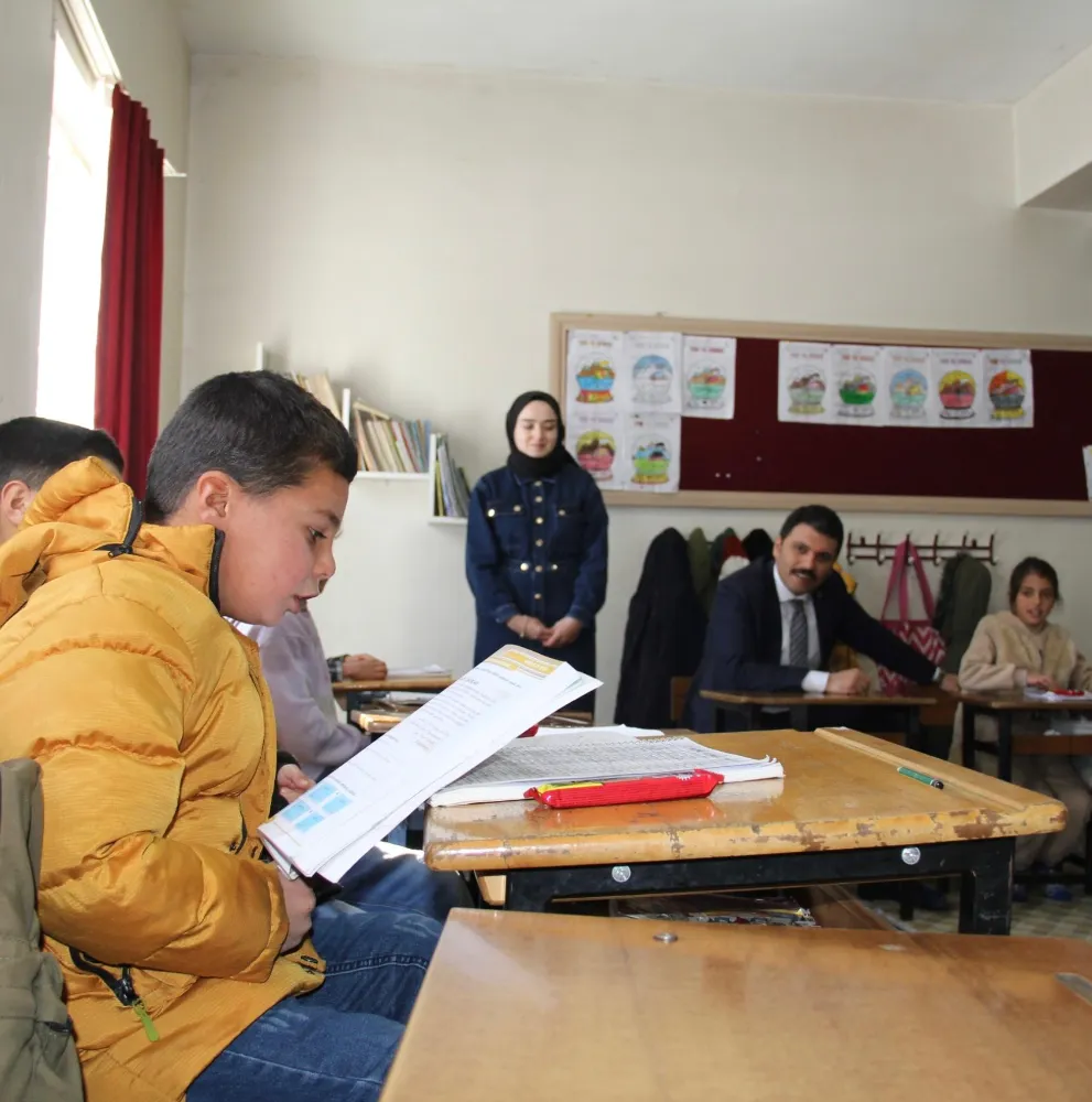 KAYMAKAM TUFAN BAĞIR GİLAN, KÖY OKULLARINI ZİYARET ETTİ